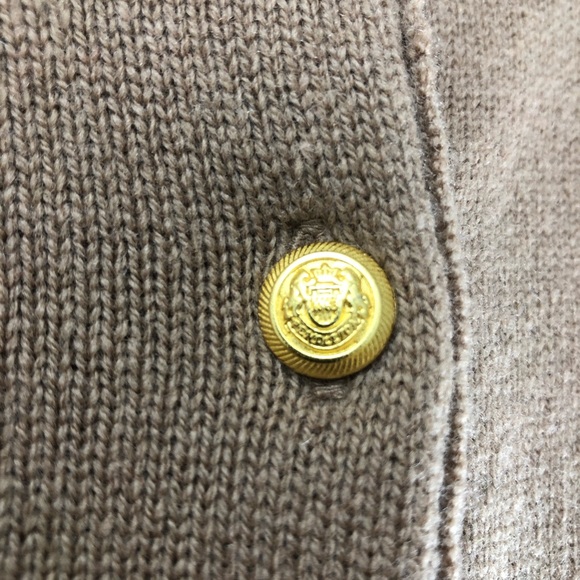 Pendleton Cardigan Tan with Gold Buttons - Picture 8 of 8